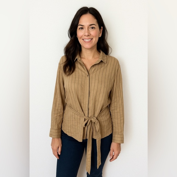 LATTELIER Linen Blend Blazer Jacket - Picture 1 of 10